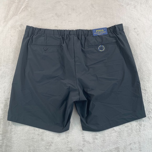 Polo Ralph Lauren Performance Golf Shorts Men 42x7.5 Black Straight Fit NWT $128
